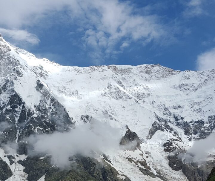 Majestic view of Nanga Parbat’s Rupal Face, the world’s highest mountain face.